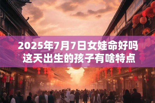 2025年7月7日女娃命好吗 这天出生的孩子有啥特点