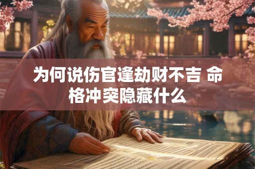 为何说伤官逢劫财不吉 命格冲突隐藏什么