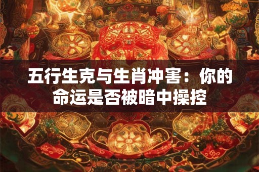 五行生克与生肖冲害：你的命运是否被暗中操控