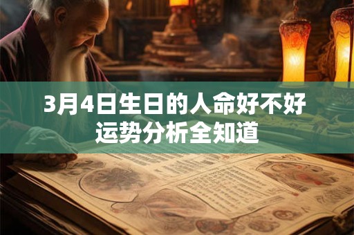 3月4日生日的人命好不好 运势分析全知道