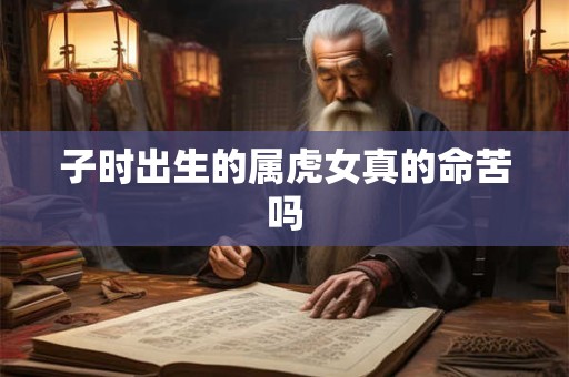 子时出生的属虎女真的命苦吗