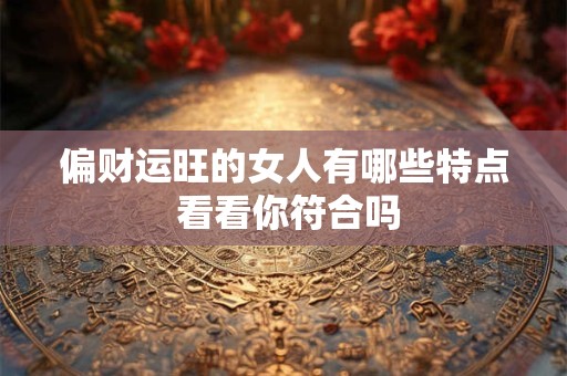 详细阅读:偏财运旺的女人有哪些特点 看看你符合吗 偏财运旺的女人有哪些特点 看看你符合吗