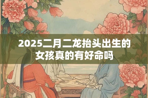 2025二月二龙抬头出生的女孩真的有好命吗