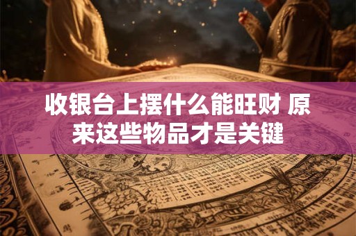 收银台上摆什么能旺财 原来这些物品才是关键