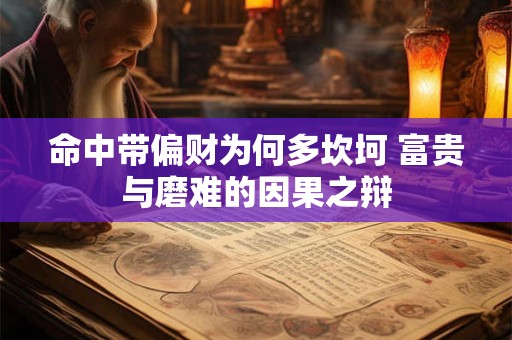 命中带偏财为何多坎坷 富贵与磨难的因果之辩