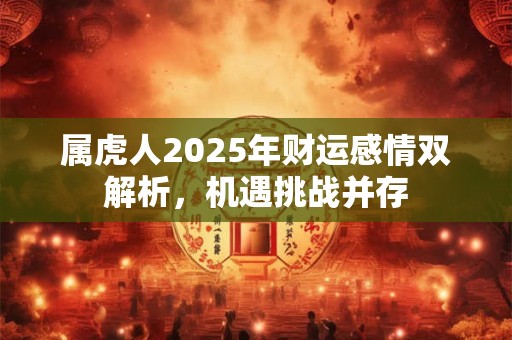属虎人2025年财运感情双解析，机遇挑战并存