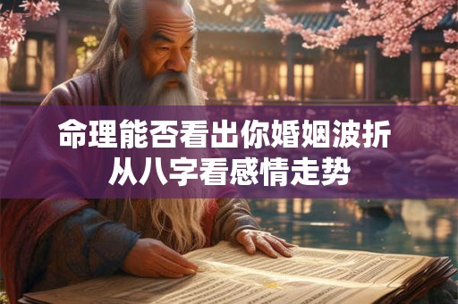 命理能否看出你婚姻波折 从八字看感情走势