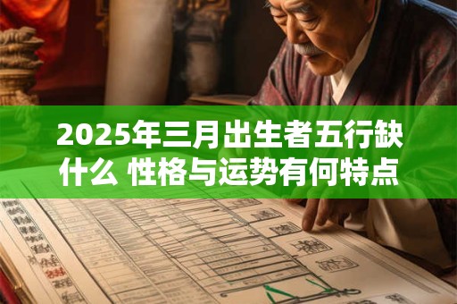 2025年三月出生者五行缺什么 性格与运势有何特点