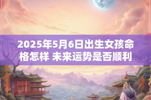 2025年5月6日出生女孩命格怎样 未来运势是否顺利