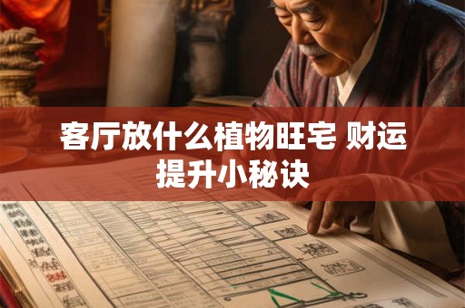 客厅放什么植物旺宅 财运提升小秘诀