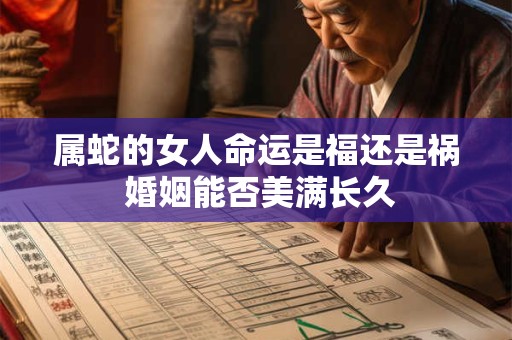 属蛇的女人命运是福还是祸 婚姻能否美满长久