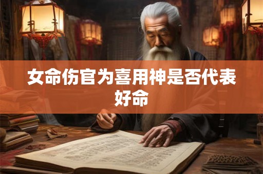女命伤官为喜用神是否代表好命