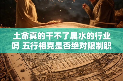 土命真的干不了属水的行业吗 五行相克是否绝对限制职业选择