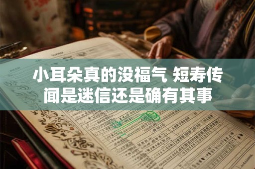 小耳朵真的没福气 短寿传闻是迷信还是确有其事