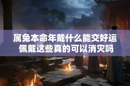 属兔本命年戴什么能交好运 佩戴这些真的可以消灾吗