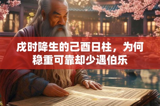 戌时降生的己酉日柱，为何稳重可靠却少遇伯乐
