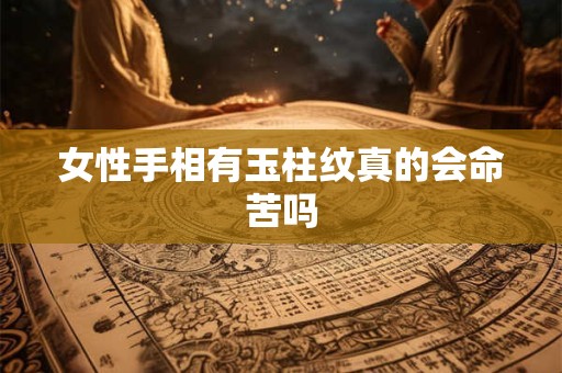 女性手相有玉柱纹真的会命苦吗