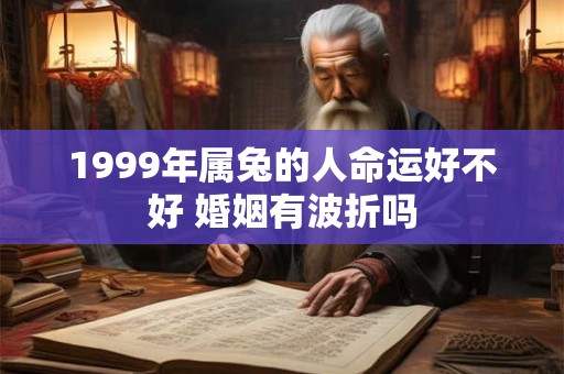 1999年属兔的人命运好不好 婚姻有波折吗