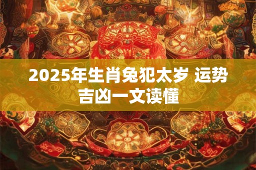 2025年生肖兔犯太岁 运势吉凶一文读懂