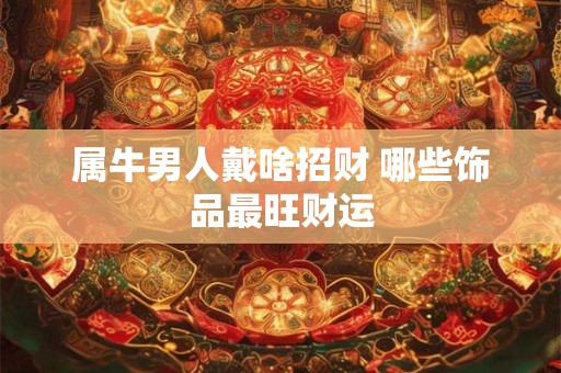 属牛男人戴啥招财 哪些饰品最旺财运