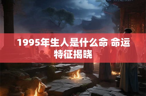 1995年生人是什么命 命运特征揭晓