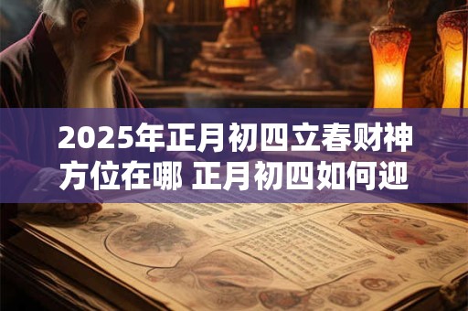 2025年正月初四立春财神方位在哪 正月初四如何迎财神
