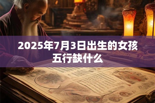 2025年7月3日出生的女孩五行缺什么