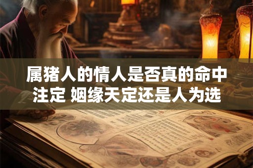 属猪人的情人是否真的命中注定 姻缘天定还是人为选择
