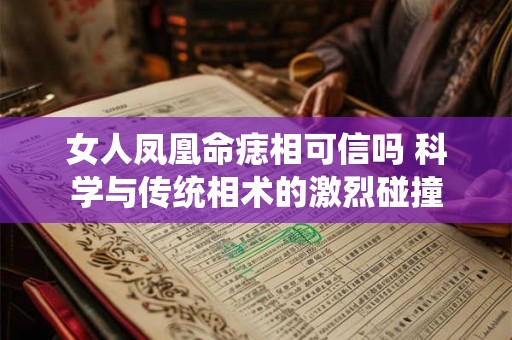 女人凤凰命痣相可信吗 科学与传统相术的激烈碰撞