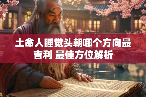 土命人睡觉头朝哪个方向最吉利 最佳方位解析