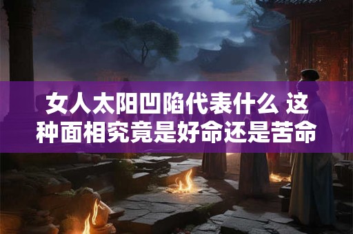 女人太阳凹陷代表什么 这种面相究竟是好命还是苦命