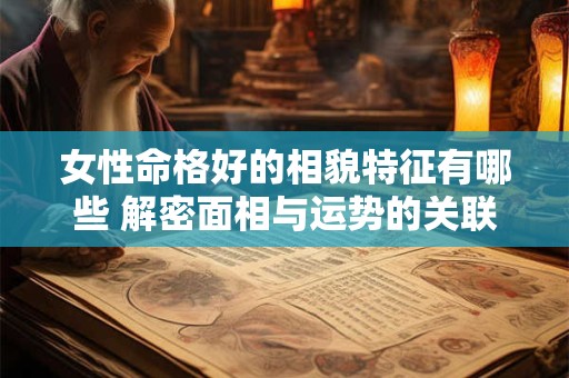 女性命格好的相貌特征有哪些 解密面相与运势的关联 女性命格好的相貌特征有哪些 解密面相与运势的关联
