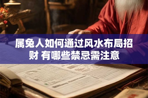 属兔人如何通过风水布局招财 有哪些禁忌需注意