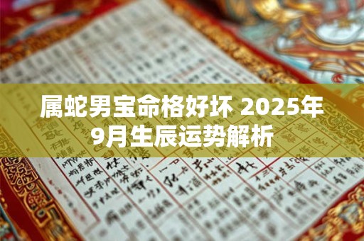 属蛇男宝命格好坏 2025年9月生辰运势解析