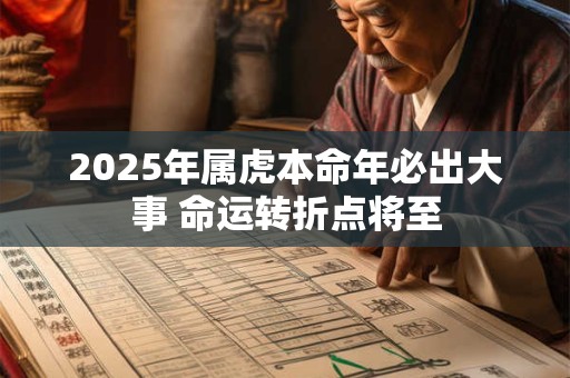2025年属虎本命年必出大事 命运转折点将至