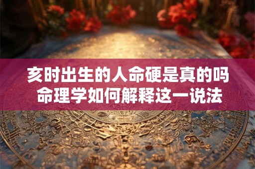 亥时出生的人命硬是真的吗 命理学如何解释这一说法