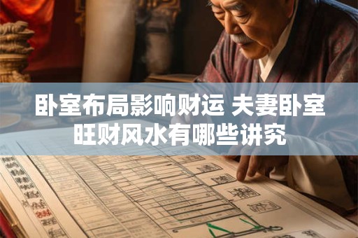 卧室布局影响财运 夫妻卧室旺财风水有哪些讲究