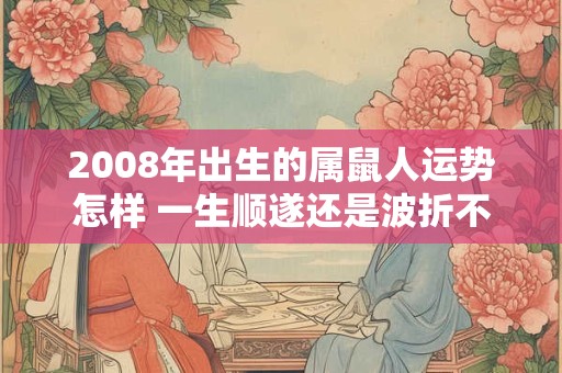 2008年出生的属鼠人运势怎样 一生顺遂还是波折不断