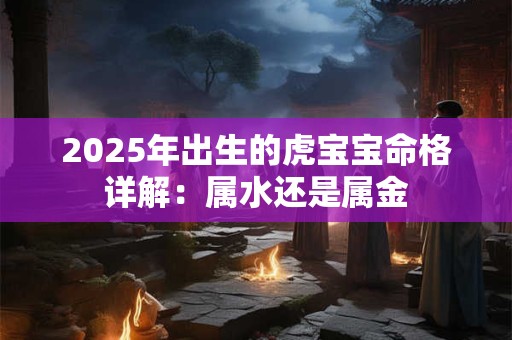 2025年出生的虎宝宝命格详解：属水还是属金
