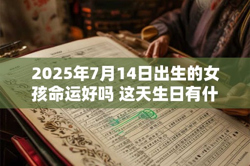 2025年7月14日出生的女孩命运好吗 这天生日有什么特别之处