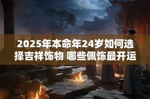 2025年本命年24岁如何选择吉祥饰物 哪些佩饰最开运
