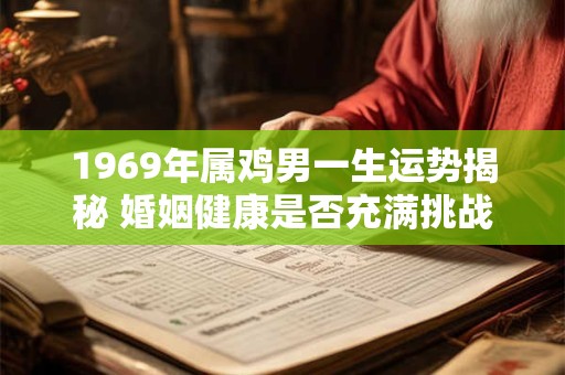 1969年属鸡男一生运势揭秘 婚姻健康是否充满挑战