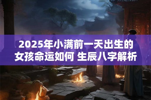 详细阅读:2025年小满前一天出生的女孩命运如何 生辰八字解析 2025年小满前一天出生的女孩命运如何 生辰八字解析