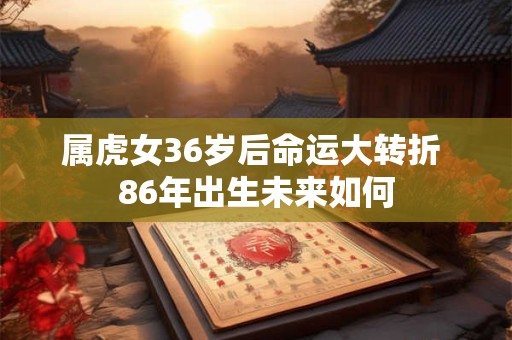属虎女36岁后命运大转折 86年出生未来如何