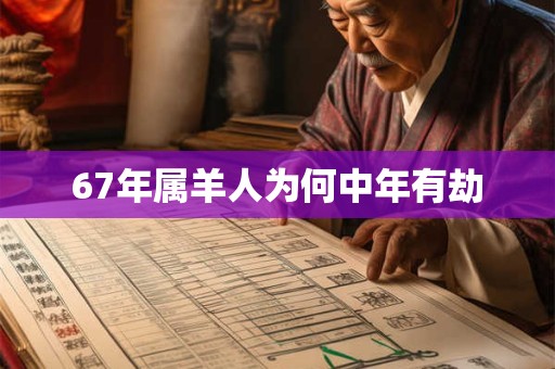 67年属羊人为何中年有劫