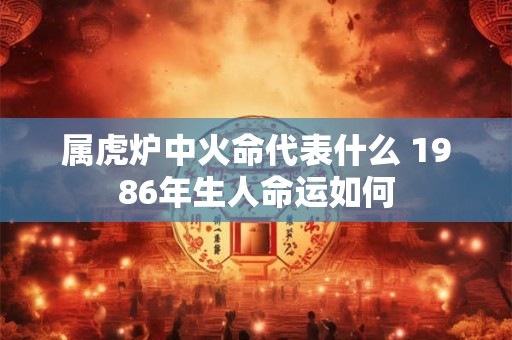 属虎炉中火命代表什么 1986年生人命运如何
