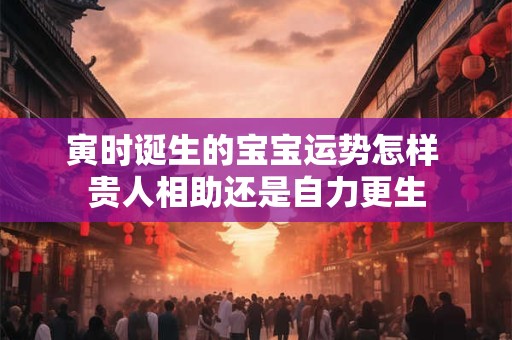寅时诞生的宝宝运势怎样 贵人相助还是自力更生