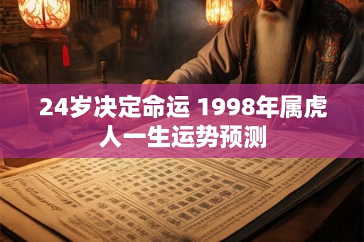 24岁决定命运 1998年属虎人一生运势预测