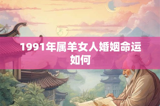 1991年属羊女人婚姻命运如何
