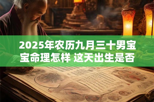 2025年农历九月三十男宝宝命理怎样 这天出生是否大吉